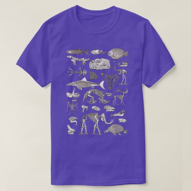 Paleontologi Illustration 3 T Shirt (Design framsida)