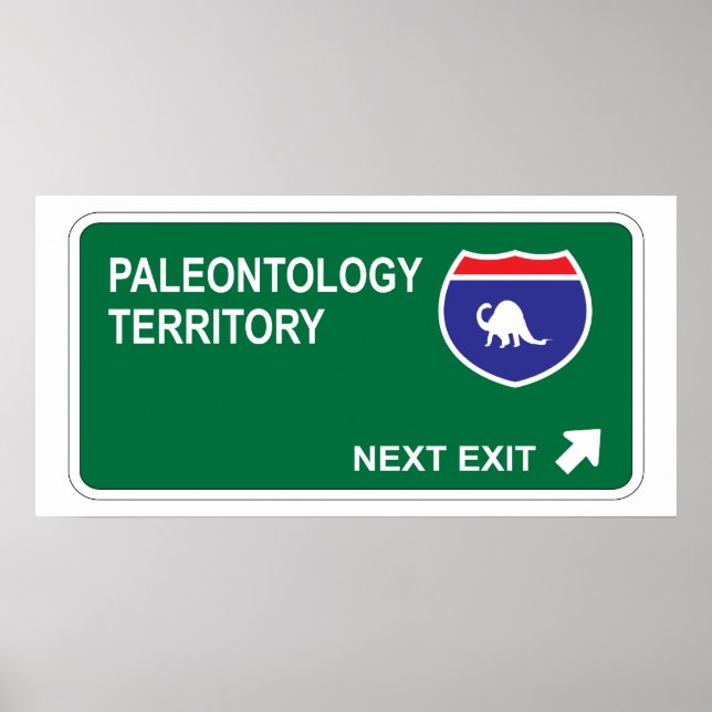 Paleontologi Nästa avslutning Poster (Framsidan)