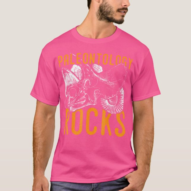 Paleontologi Sten Roligt Paleontology Tshirt Gift T Shirt (Framsida)