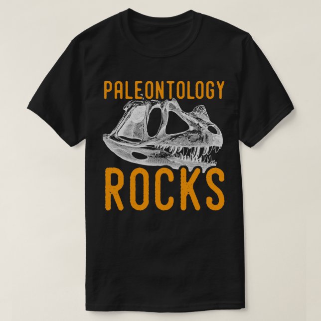 Paleontologi sten t shirt (Design framsida)