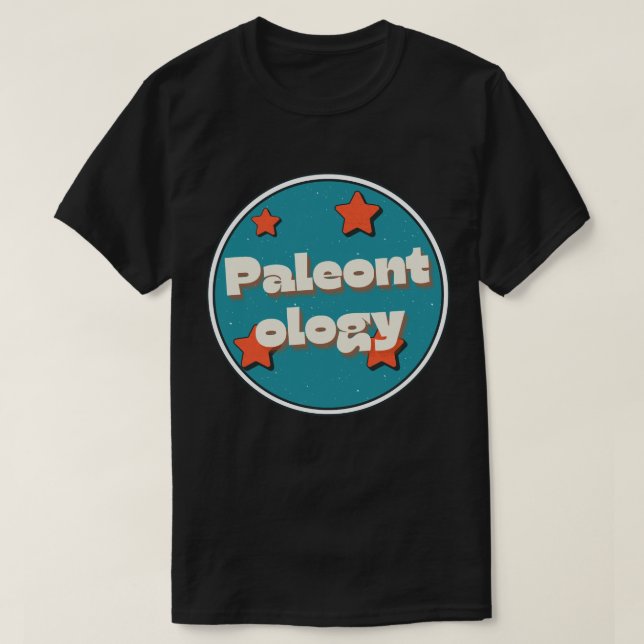 Paleontologi T Shirt (Design framsida)