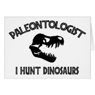 Paleontologisten "jagar jag Dinosaurs ", Hälsningskort