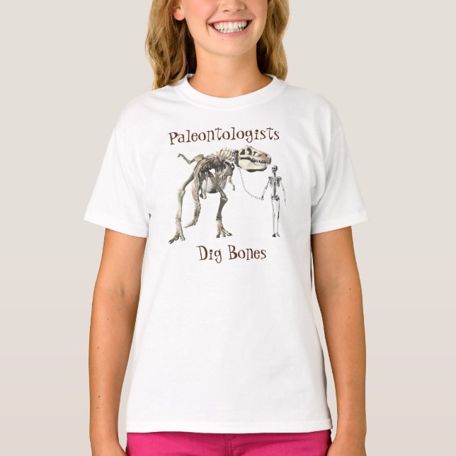 Paleontologistspikben Tee Shirt (Framsida)