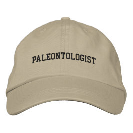 Paleontologtypografi Broderad Keps