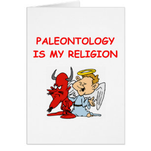 paleontology hälsningskort