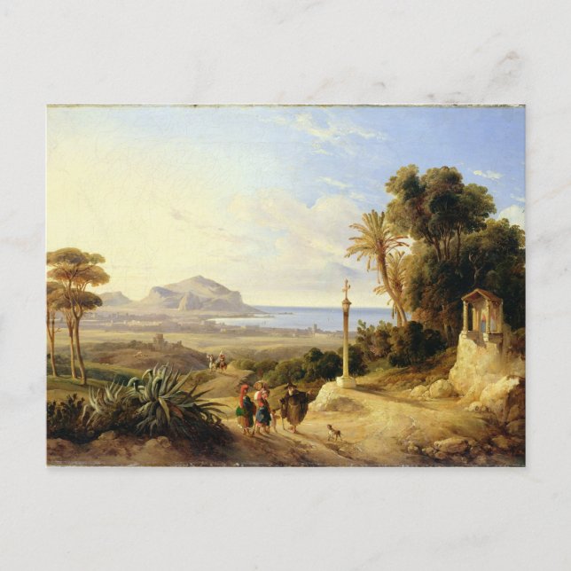 Palermo, 1840 vykort (Framsida)
