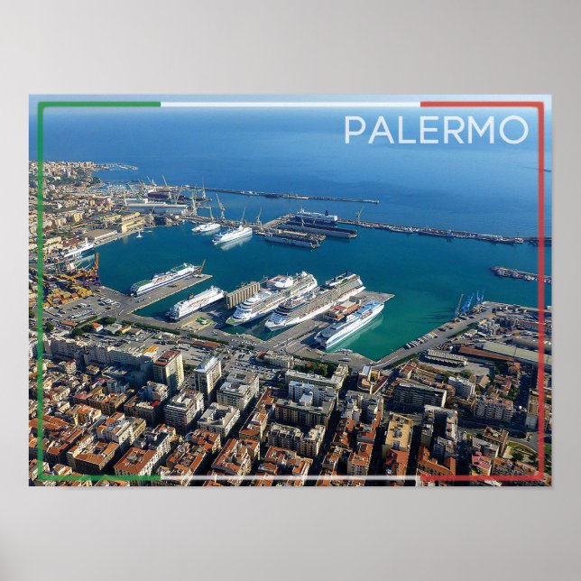 Palermo - Italien Poster (Framsidan)