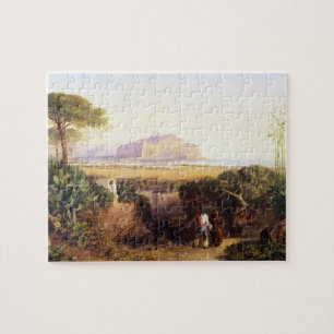 Palermo Sicily, 1847 (olja på kanfas) Pussel