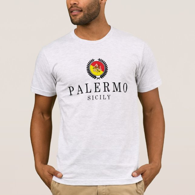 Palermo Sicily T Shirt (Framsida)