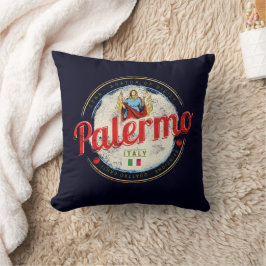 Palermos huvudstad Siciliens Italien Vintage Souve Kudde