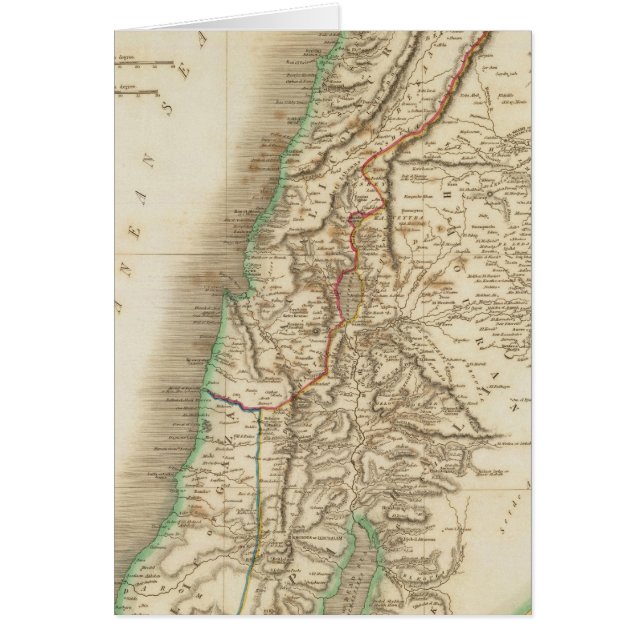 Palestina 2 hälsningskort (Framsidan)