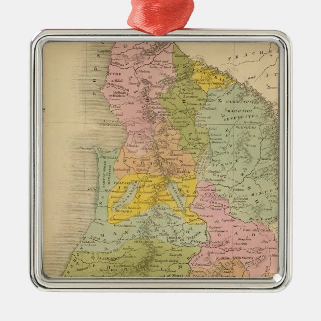 Palestina 3 julgransprydnad metall (Framsidan)