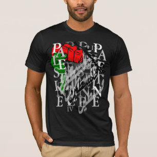 Palestina .3 svart tee