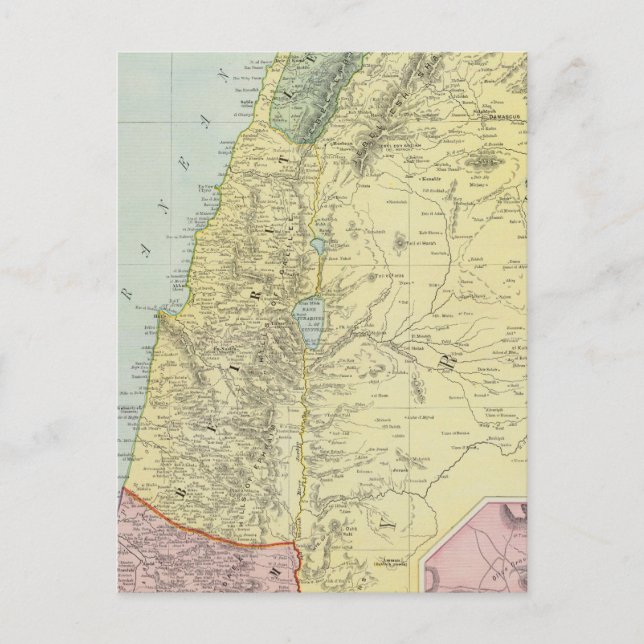 Palestina 4 vykort (Framsida)