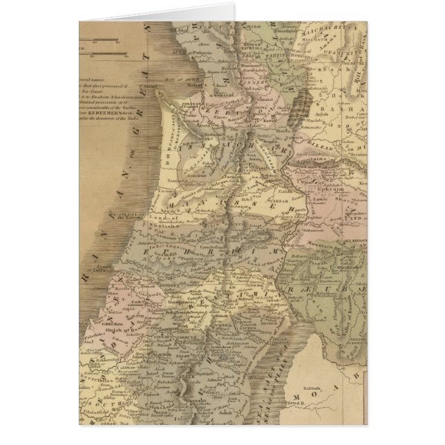 Palestina 6 hälsningskort (Framsidan)