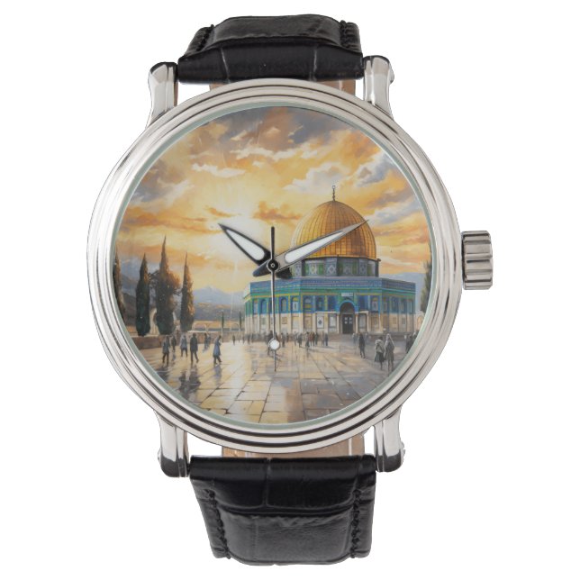 Palestina, al-Aqsa-moskén Armbandsur (Framsida)