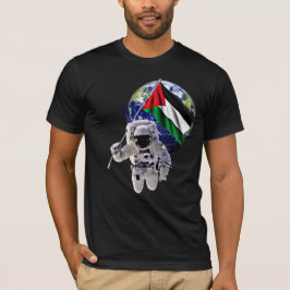 Palestina är fritt, Palestina är Flagga i rymden T Shirt