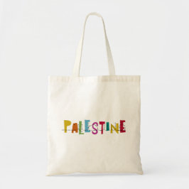 PALESTINA Arabiska Namn färgstarka Tygkasse