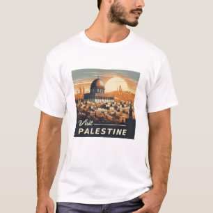 Palestina - Besök Palestina - Dome vid Sten T Shirt