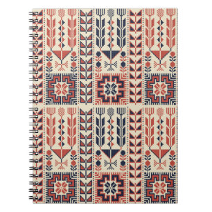 Palestina broderidesign anteckningsbok
