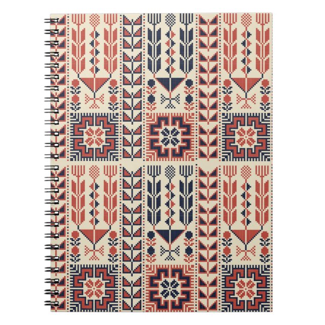 Palestina broderidesign anteckningsbok (Framsidan)