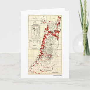 Palestina bykarta 1949 kort