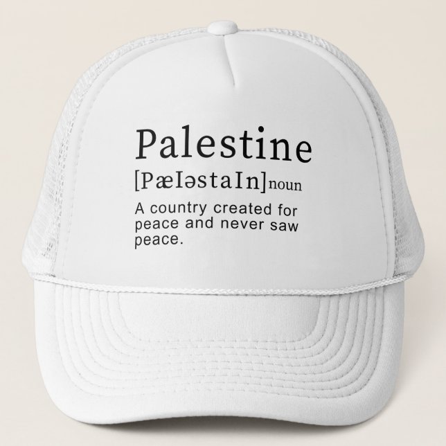Palestina: design Palestina Definition text Keps (Framsida)