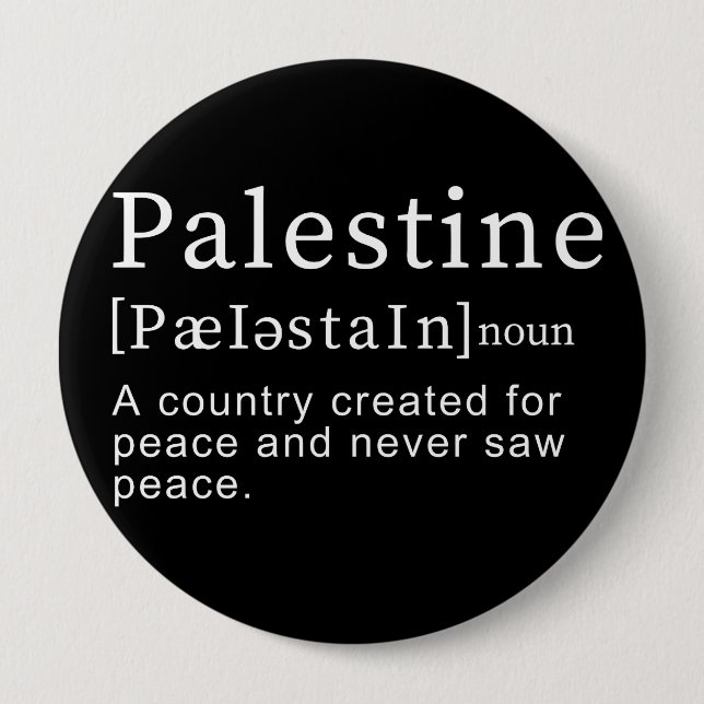 Palestina: design Palestina Definition text Knapp (Framsida)