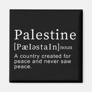Palestina: design Palestina Definition text Magnet
