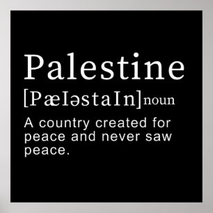 Palestina: design Palestina Definition text Poster