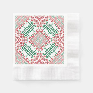 Palestina Embroidery tatreez Mönster Pappersservett