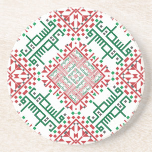 Palestina Embroidery tatreez Mönster Underlägg