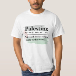 Palestina - Enar Alla Rättvisans Kämpar T Shirt