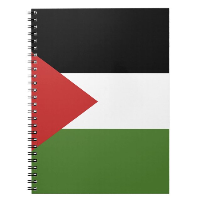 Palestina-flagga Anteckningsbok (Framsidan)