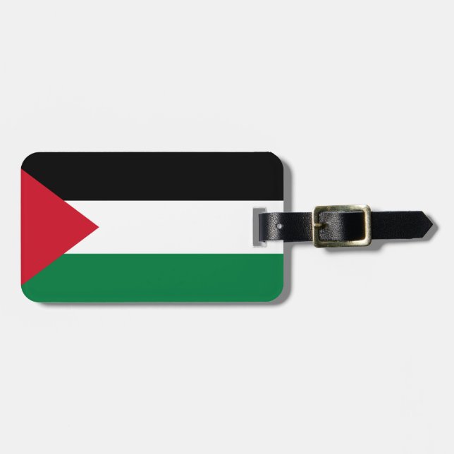 Palestina flagga bagagebricka (Horisontell Framsida)