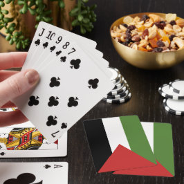 Palestina-flagga Casinokort