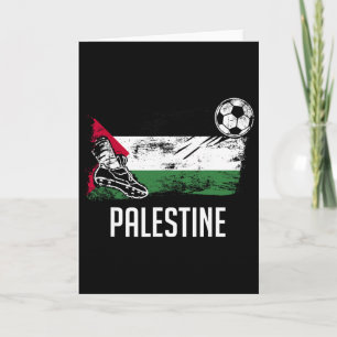 Palestina Flagga Jersey Palestina Fotbollslag Pale Kort