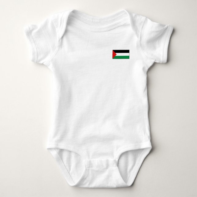 Palestina flagga + KartaT-tröja T-shirt (Framsida)