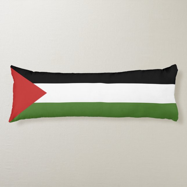 Palestina-flagga Kroppskudde (Framsidan)