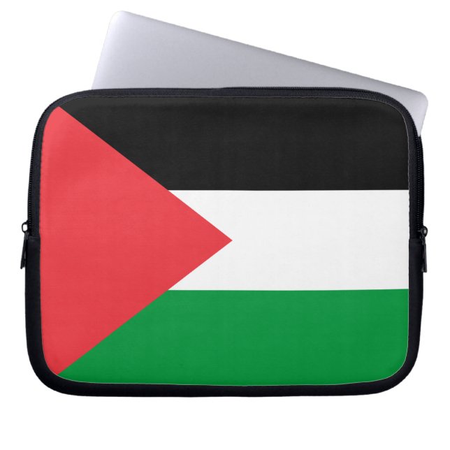 Palestina Flagga Laptop sleeve (Framsidan)