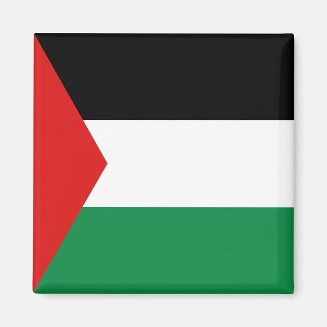 Palestina Flagga Magnet (Framsidan)