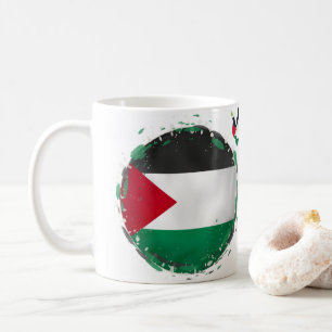 Palestina Flagga Mugg