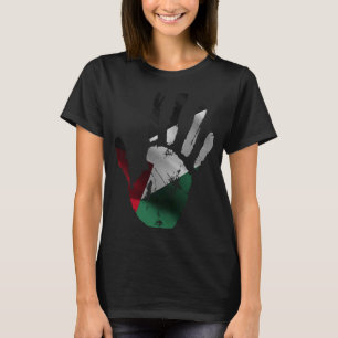 PALESTINA FLAGGA PÅ FRIPALESTINEN T SHIRT