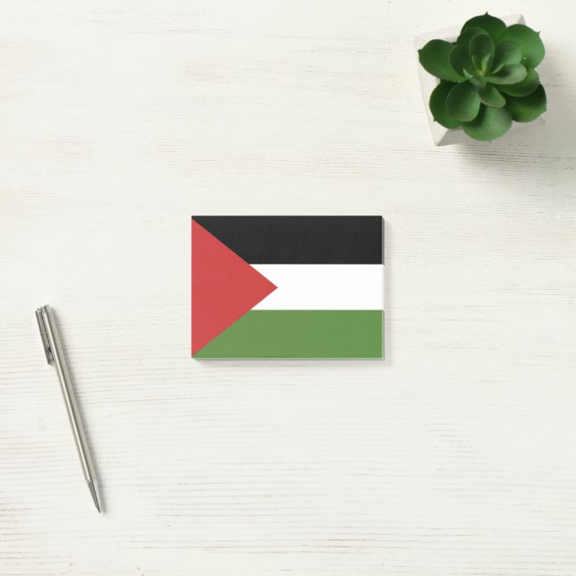 Palestina-flagga Post-it Block (Kontor)