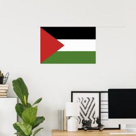 Palestina-flagga Poster