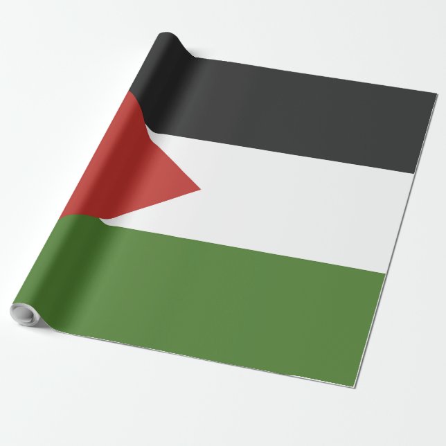 Palestina-flagga Presentpapper (Utrullad)