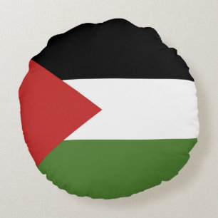Palestina-flagga Rund Kudde
