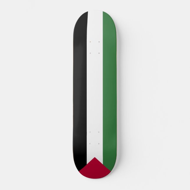 Palestina flagga skateboard bräda 19,5 cm (Framsida)