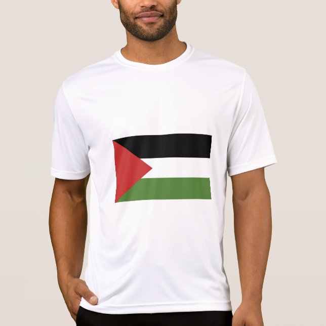 Palestina-flagga T Shirt (Framsida)
