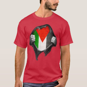 Palestina Flagga T Shirt